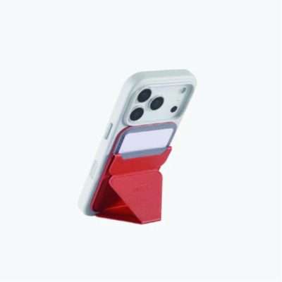 Moft Snap on iPhone Stand & Wallet - Clay