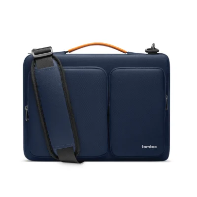 Tomtoc 14" Defender A42 Laptop Briefcase - Navy Blue
