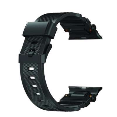 SwitchEasy Rugged Silicone Apple Watch Band 44MM to 49MM - Black