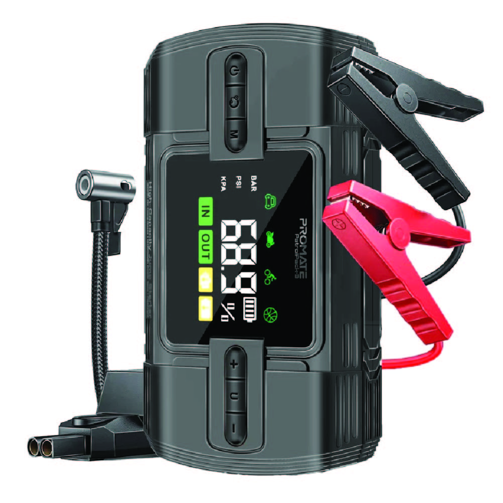 PROMATE 1200A 12V Car Jump Starter – 12,000mAh Power Bank