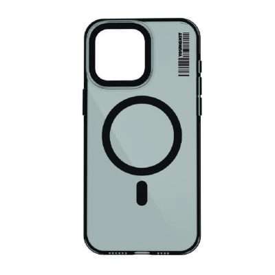 Youngkit iPhone 15 Pro Crystal Shield Magsafe Case - Black