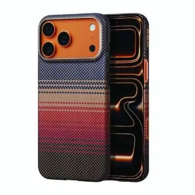 PITAKA Aramid Ultra Case for iPhone 17 Pro Max – Sunset