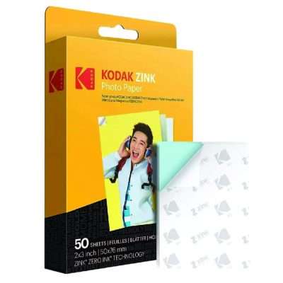 Kodak Zink Photo Paper 50X76MM - 50Shts