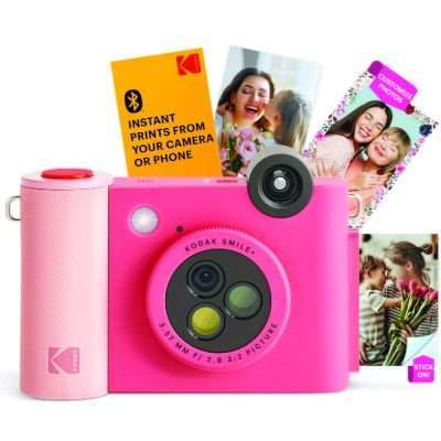 Kodak Smile+ Instant Print Digital Camera - Fuchsia