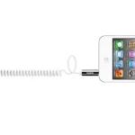 Belkin 3.5MM Coiled AUX Cable  1.8M – White