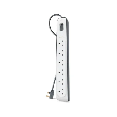 Belkin 6 Plug Surge Protection Strip With 2 Meters