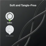 Belkin BoostCharge 60W USB-C to C Cable 1M – Black