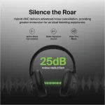 Belkin SoundForm Isolate NC Over-Ear Headphones – Black