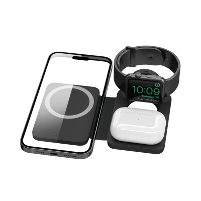 EGO 3 in 1 Magpad2 Magsafe Charger - Black