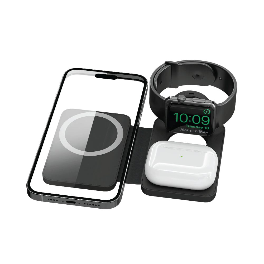 EGO 3 in 1 Magpad2 Magsafe Charger - Black
