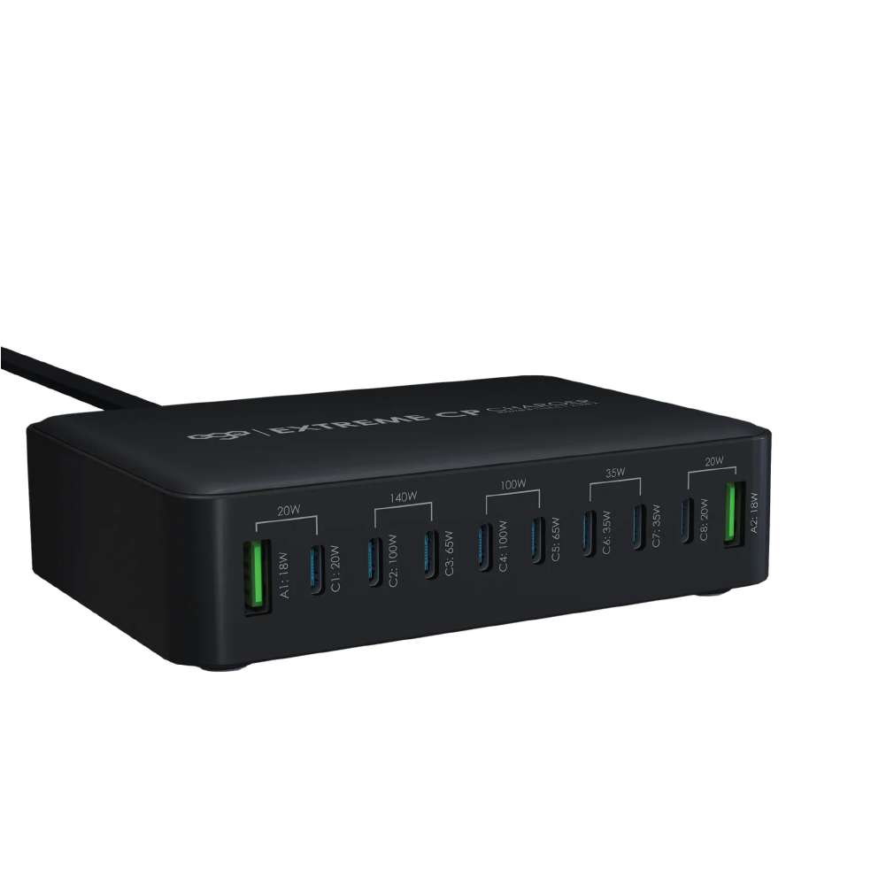 EGO 300W Extreme CP 10USB GaN Charger - Black