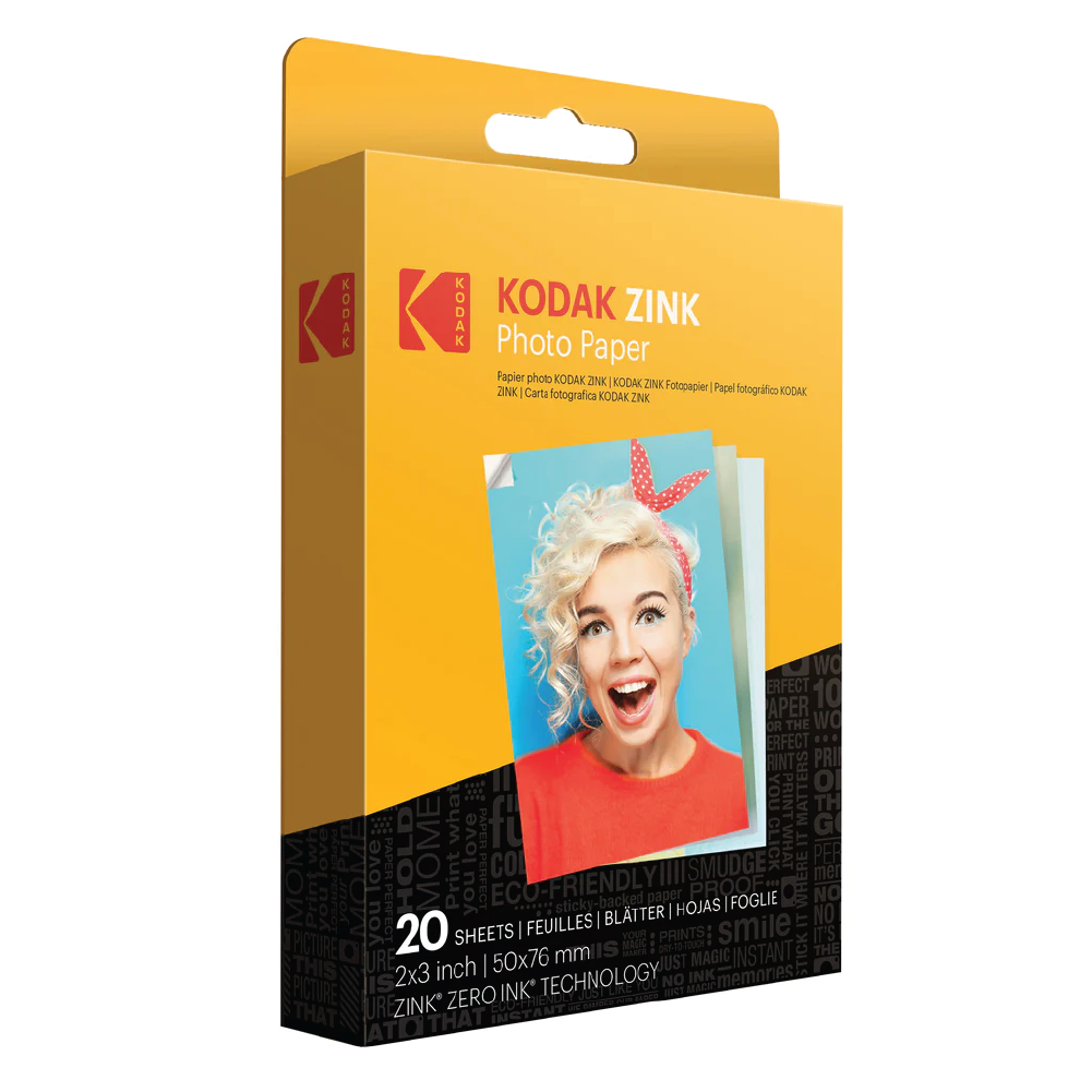 Kodak ZINK Photo Paper 50X76MM - 20Shts