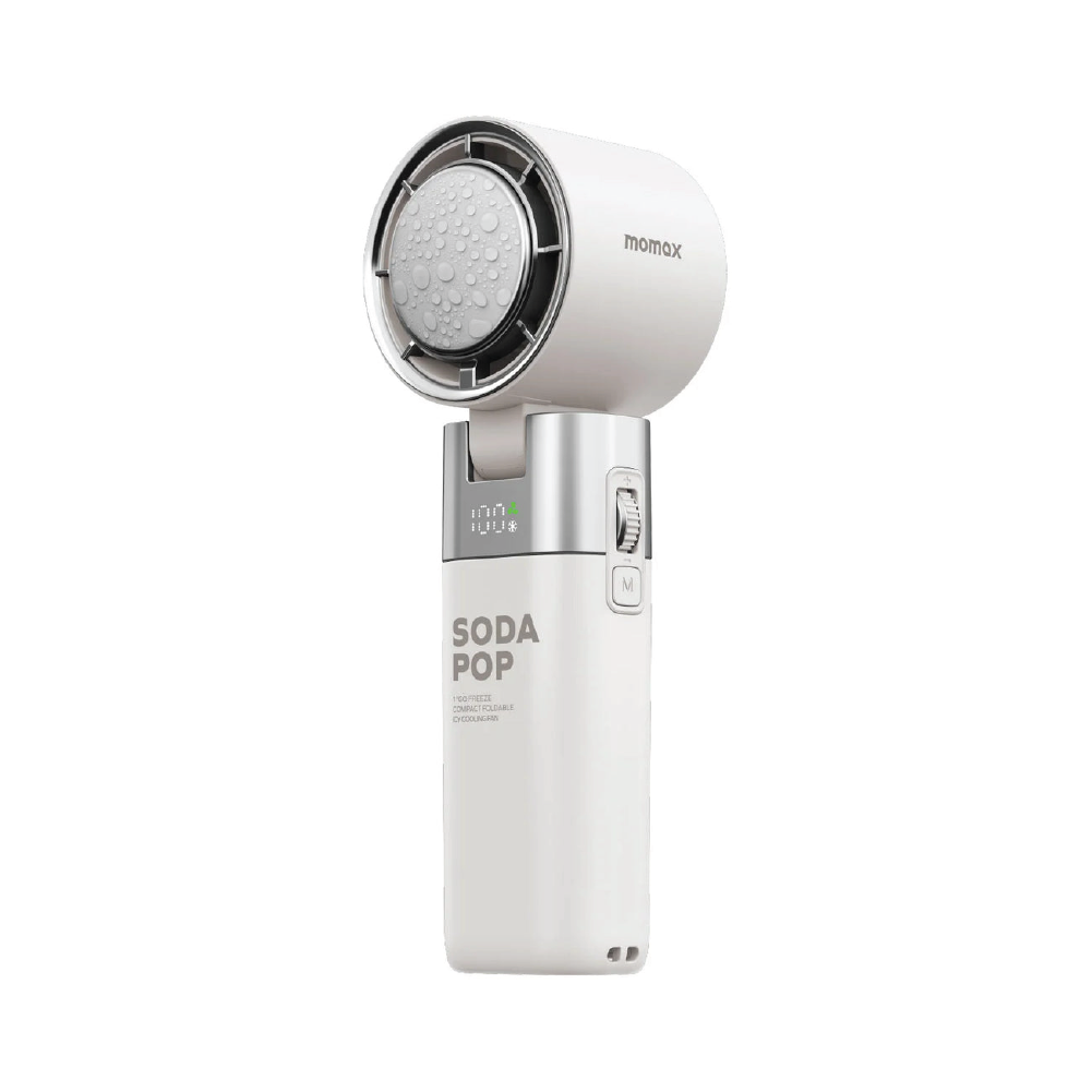 Momax 1GO FREEZE Compact Foldable Icy Cooling Fan - White