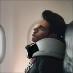 Momax World Ergonomic Travel Pillow – Gray