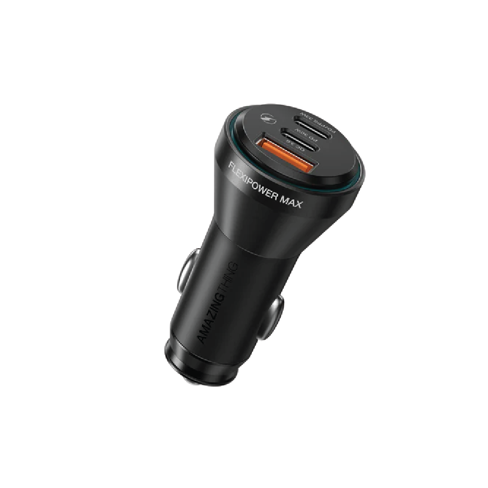 Amazingthing Flexipower Max 63W Tri-Port Car Fast Charger