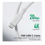 Amazingthing Thunder Pro 7X Lightning Cable 1.1M – White