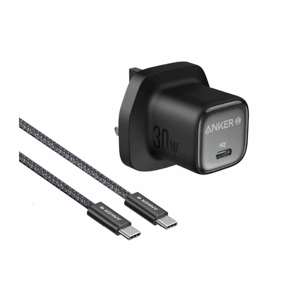 Anker 30W Charger with USB-C cable - Black