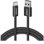 Anker Zolo USB to C Braided Cable – Black