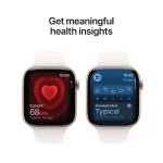 Apple Watch Series 11 GPS 42MM Rose Gold Aluminum Case with Light Blush – SB | S/M