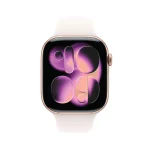 Apple Watch Series 11 GPS 42MM Rose Gold Aluminum Case with Light Blush – SB | S/M