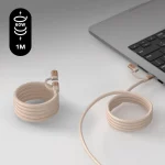 Momax USB-C to C & Lightning Cable 1M – Titanium