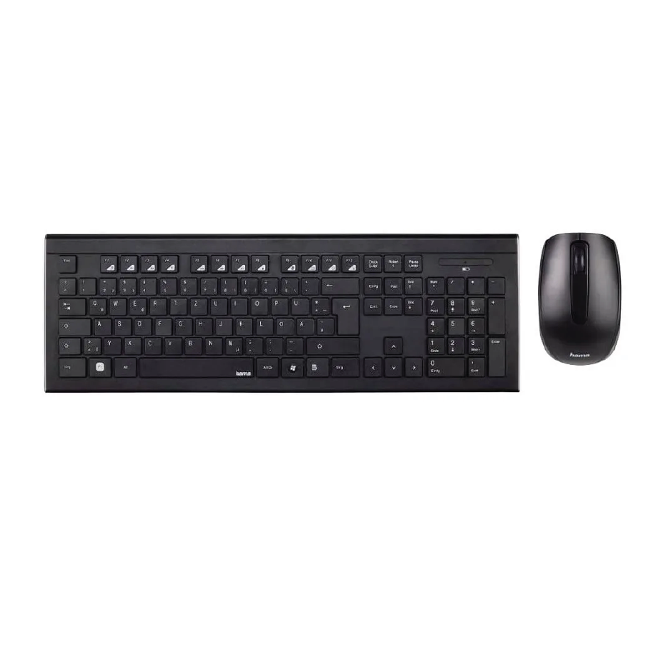 Hama U8182664 Wireless Keyboard & Mouse Set