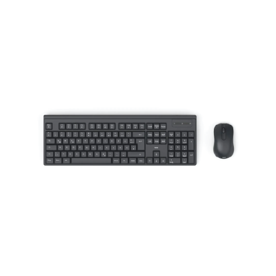 Hama Wireless Keyboard & Mouse Set WKM100 – Black EN/AR
