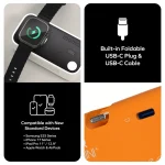 Momax X Pro Mini+ 5000mAh & Built-in C with AW Charger – Orange