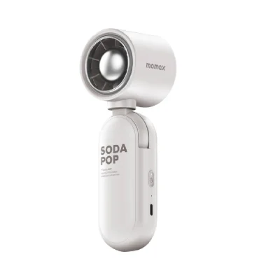 Momax 1GO CLAMP Compact Foldable Umbrella-Clip Mini Fan - White