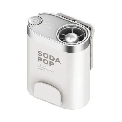 Momax 1 Go Clip High-Speed Waist-Clip Mini Fan - White
