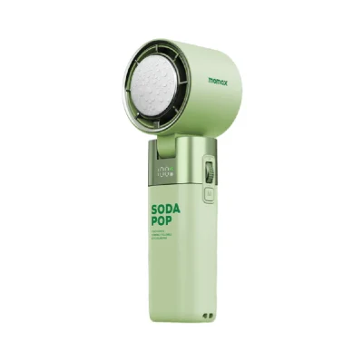 Momax 1GO FREEZE Compact Foldable Icy Cooling Fan – Green