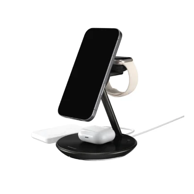 MAGEASY 5-in-1 Wireless Charging Stand Qi2 45W – Black