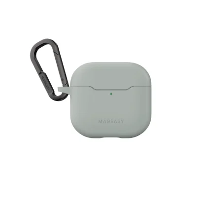 MAGEASY Skin AirPods Case for AirPods 4 – Mirage Grey