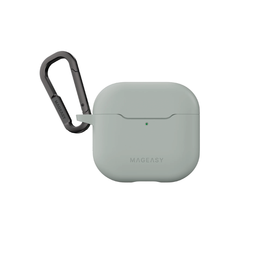 MAGEASY Skin AirPods Case for AirPods 4 – Mirage Grey