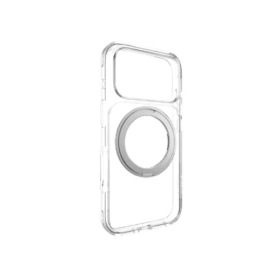 MAGEASY MagStand 360 Case for iPhone 17 Pro – Transparent