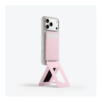 MOFT Snap Phone Tripod Stand & Wallet – Light Pink