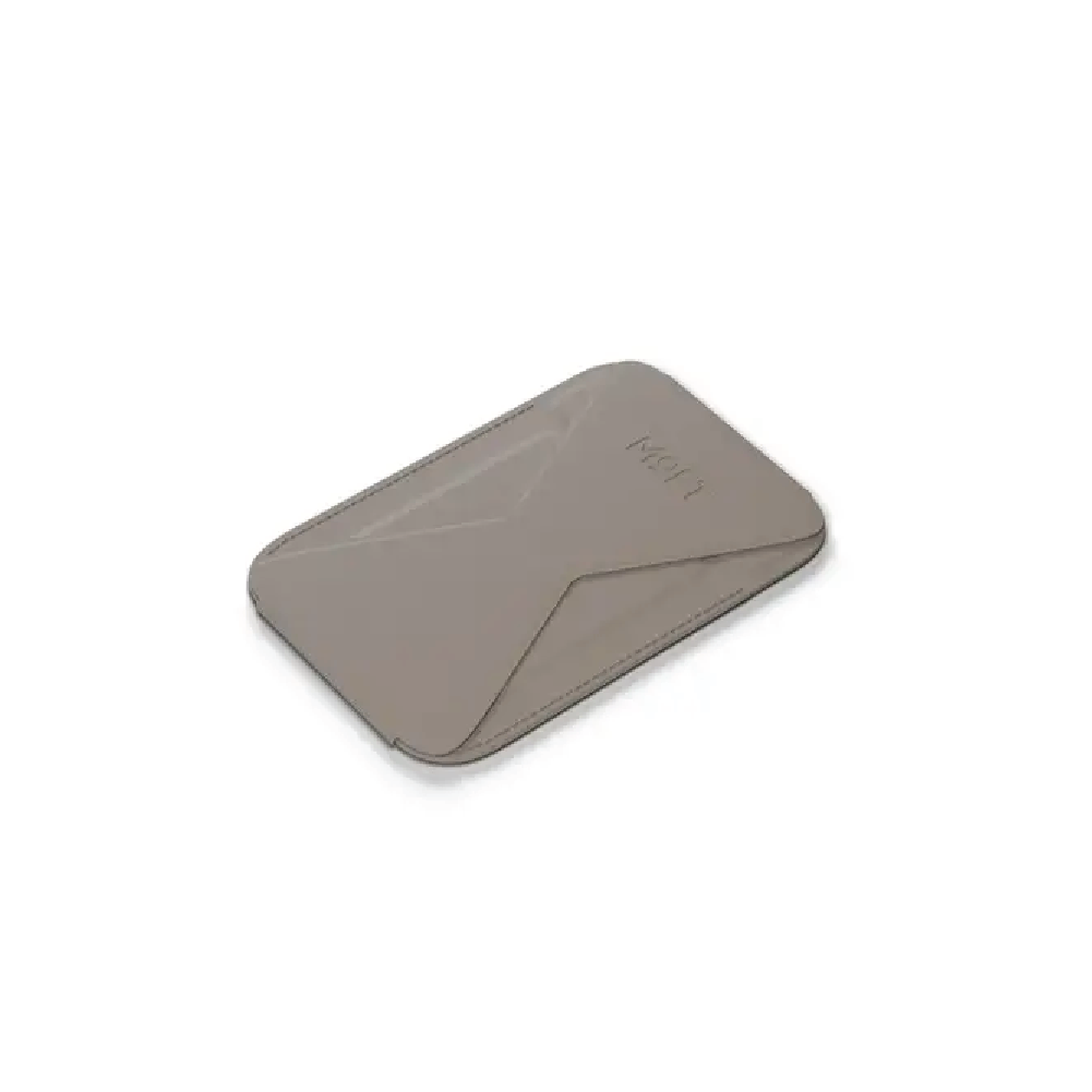 MOFT Snap-On iPhone Stand & Wallet – Clear Gray
