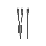 Momax 100W Dual USB-C Magnetic Cable 2M – Black