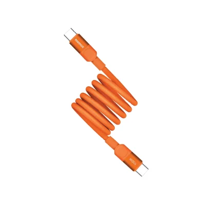 Momax 100W USB-C to C Magnetic Cable 1M - Orange