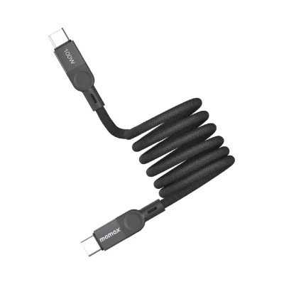 Momax 100W USB-C to USB-C Magnetic Cable 1M - Black