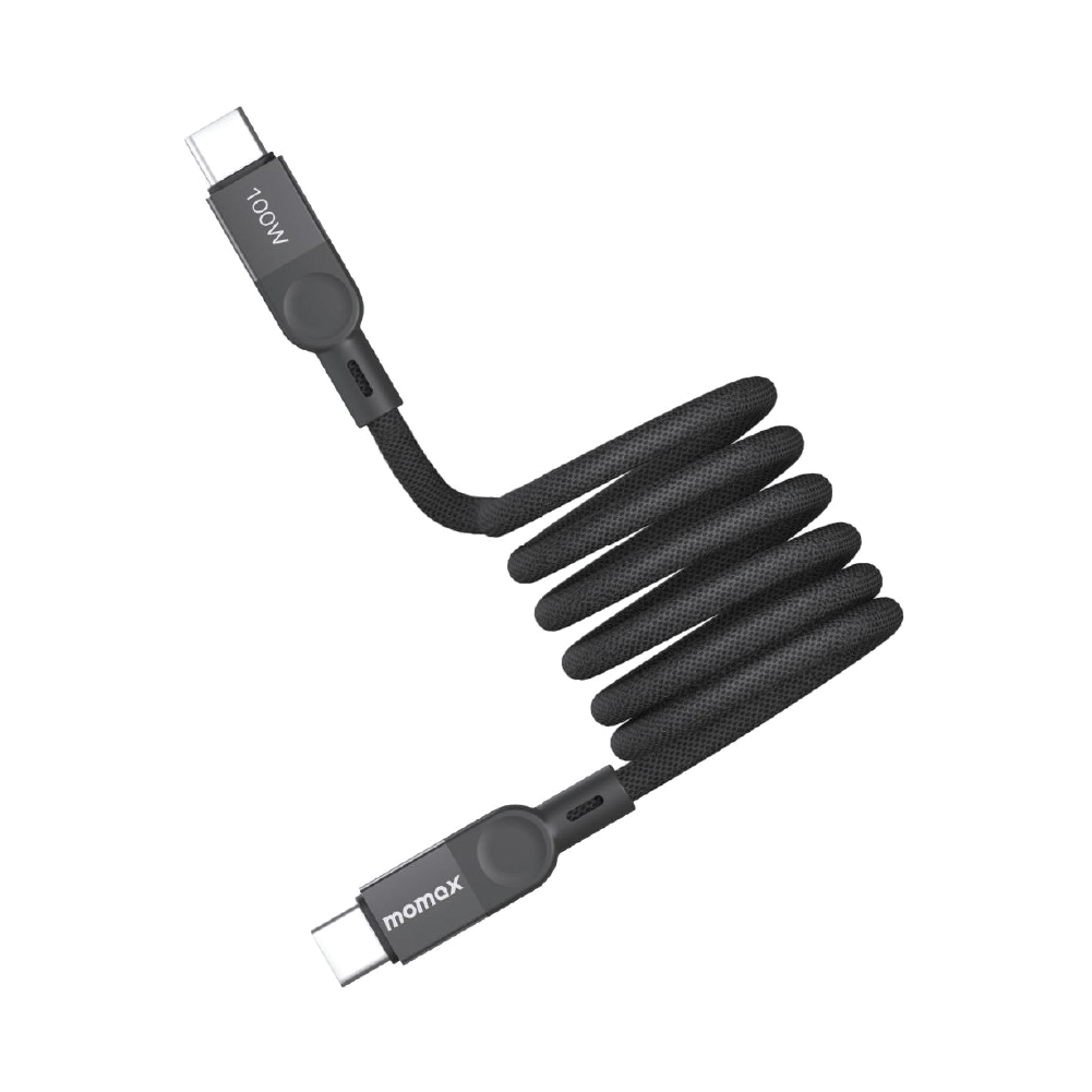 Momax 100W USB-C to USB-C Magnetic Cable 1M - Black