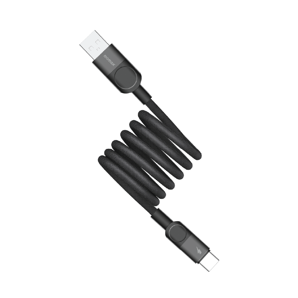 Momax 66W USB-A to USB-C Magnetic Cable 1M - Black