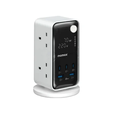Momax 70W Work Flow 6 Outlet Digital Display Power Tower