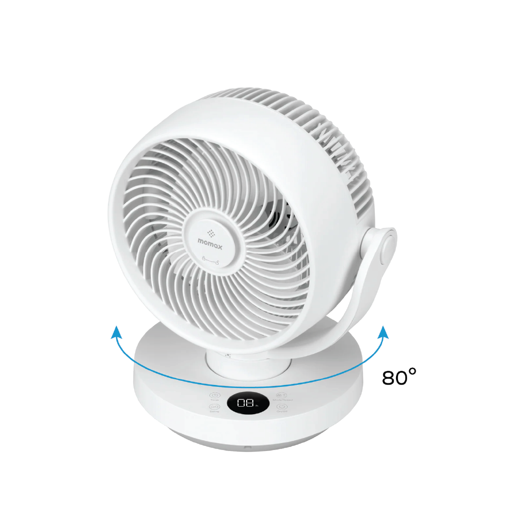 Momax Airoma 3D Air Circulation Diffuser Fan