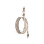 Momax C to C & Lightning Cable 2M – Desert Titanium
