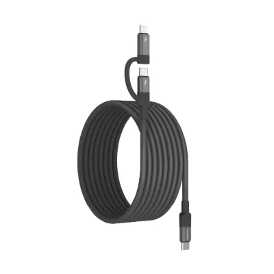 Momax C to C & Lightning Magnetic Cable 2M - Black