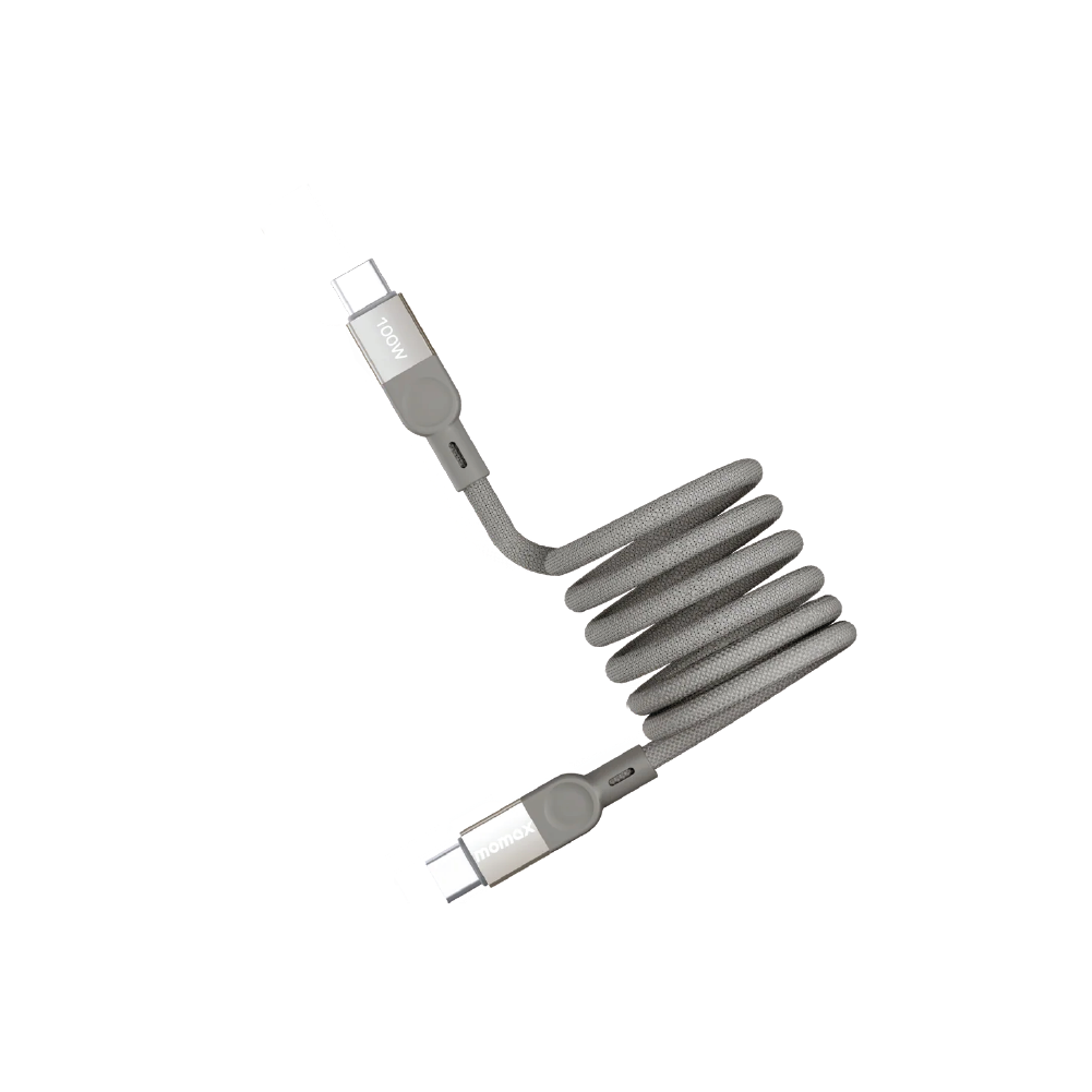 Momax Elite 100W C to C Magnetic Cable 1M - Titanium