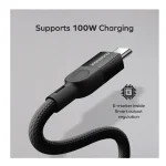 Momax Elite 100W C to C Magnetic Cable 2M – Black