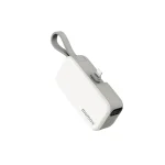 Momax Power Mini 5000mAh 3 in 1 with Lightning Plug – White