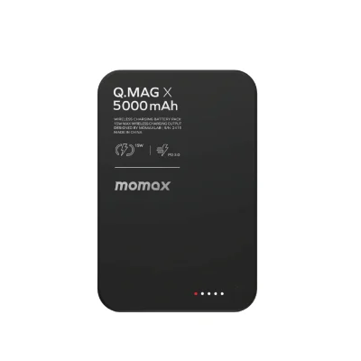 Momax Q.Mag X 5000mAh MagSafe Power Bank - Black